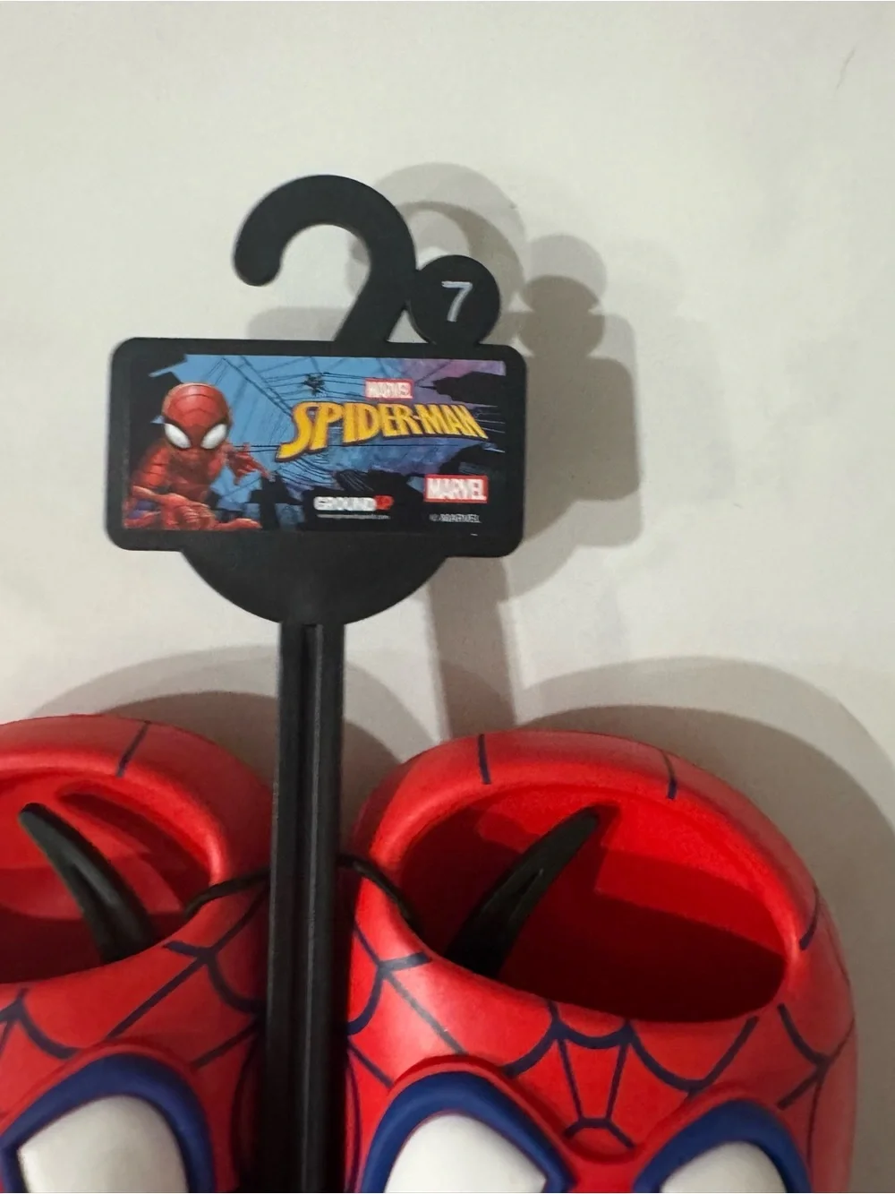 Spider-Man Red Kids Slip-On Sandals